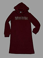 В'язана дитяча сукня з капюшоном Baby Angel для дівчинки 140