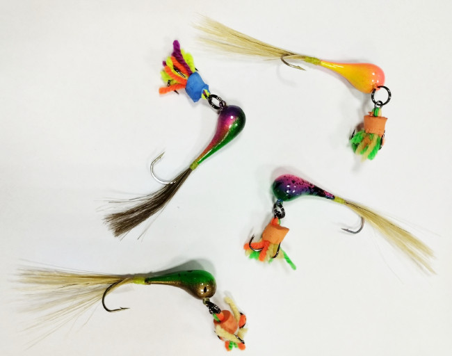 Блешня джигова Коза Ультрафіолет 1шт. 9г Мікс