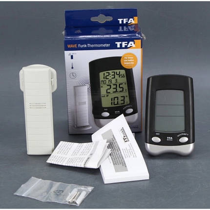 Цифровий термометр TFA Wave (Black), фото 3