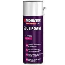 Клей-піна для полістиролу та пінобетону труб. (840 мл) Mounter STR (пач. 12 шт.)