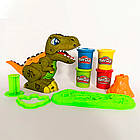 Набір для ліплення Динозавр Play-Doh (4 кольори) / Набір для творчості з пластиліном / Тісто для ліплення, фото 4