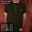 Комплект! Срібна цепочка з хрестиком. Срібний хрестик із золотими пластинами і срібна цепочка чоловіча бісмарк. 60 см, фото 2