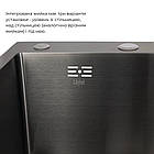 Готове рішення для кухні: Lidz 7849 мийка, крило праворуч Brushed Black PVD+мішувач гнучкий Lidz, фото 4