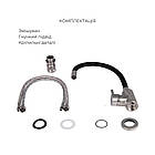 Готове рішення для кухні: Lidz 7849 мийка, крило праворуч Brushed Black PVD+мішувач гнучкий Lidz, фото 7