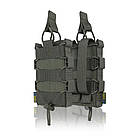 Жорсткий посилений тактичний підсумок Kiborg GU Single Mag Pouch Khaki