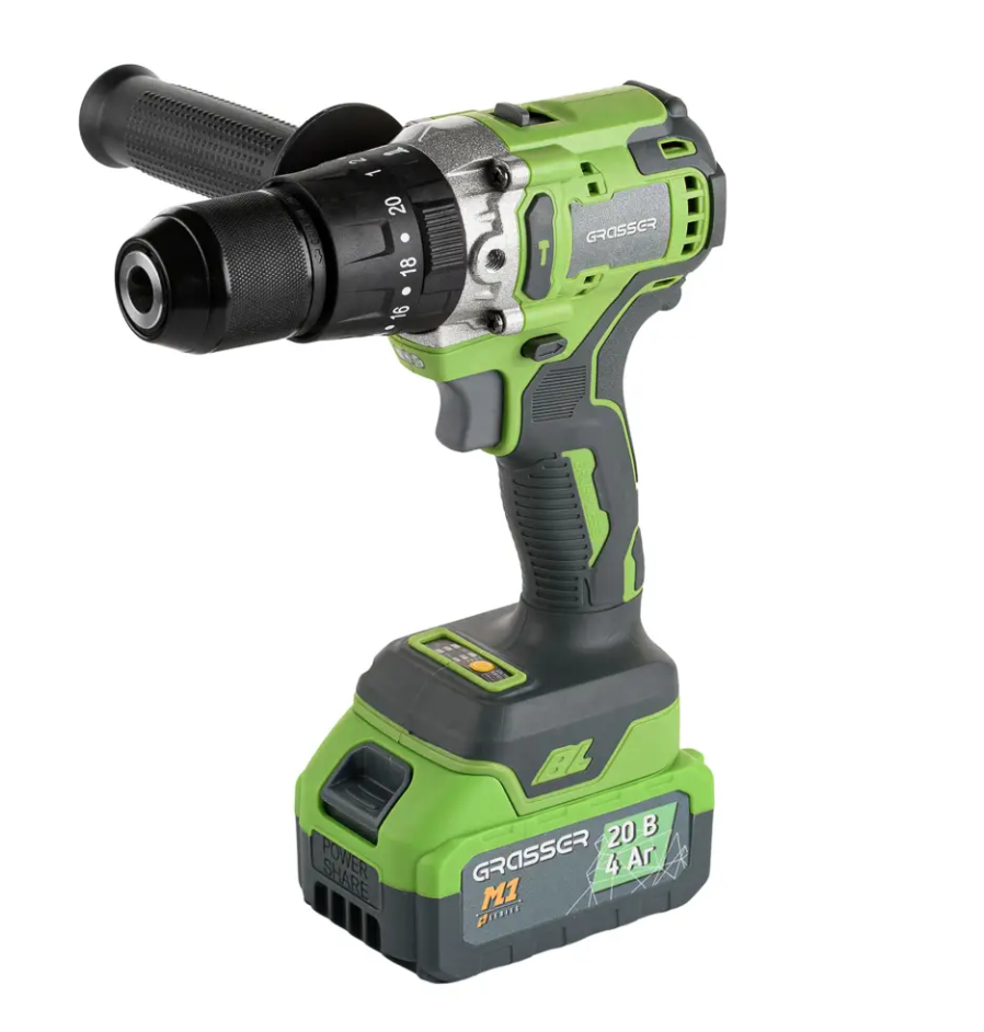 Шуруповерт акумуляторний ударний Grasser GСD 65T