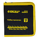 Набір просічок 12ед 3-10, 12, 14, 16, 19мм (чохол) SIGMA (4328431)   Luxprice, фото 5