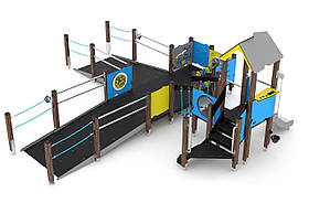 Ігровий інклюзивний комплекс (виготовлений з HDPE пластику) SiverSport VP-1505