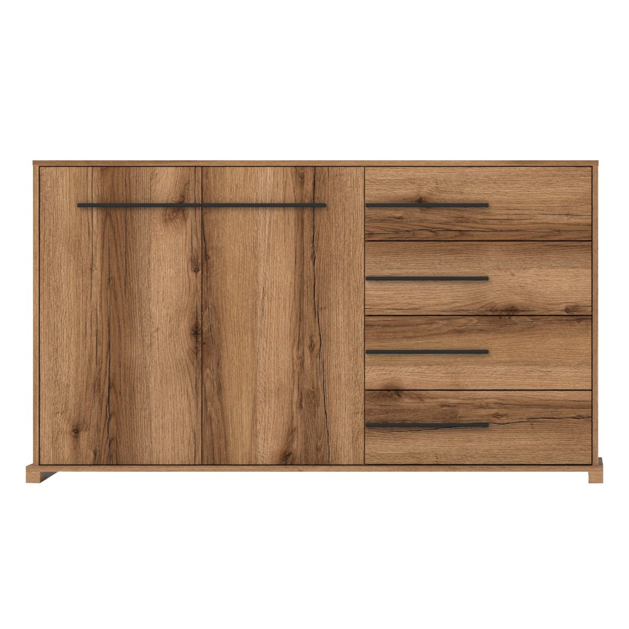 Комод Стемма KOM2D4S з ЛДСП Дуб делано темний Gerbor, фото 1