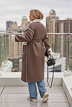 Жіноча дублянка екошкіра, фото 5