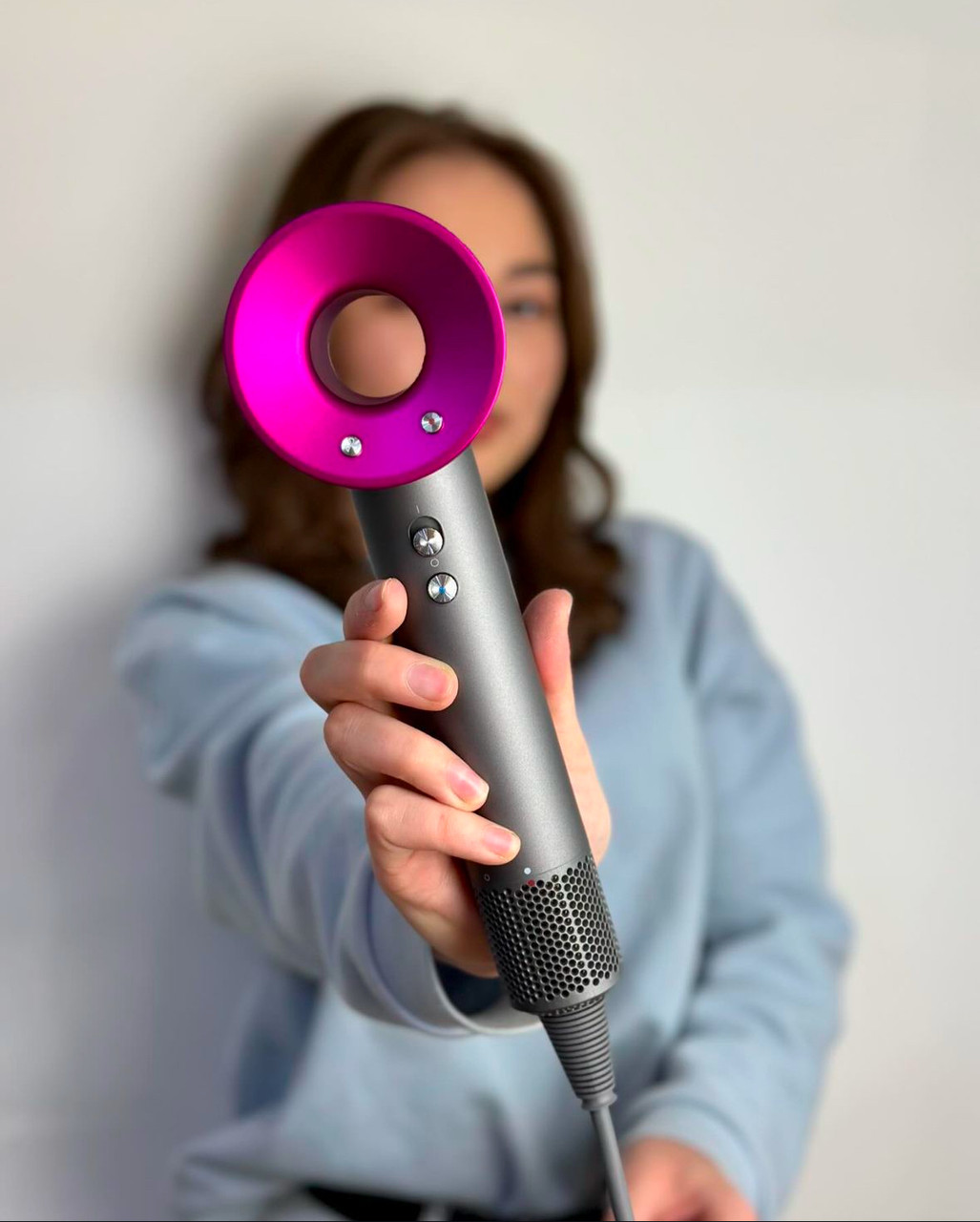 Іонний фен для волосся DRYER 5 в 1 Рожевий