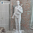 Пам'ятник воїну з граніту з кольоровим портретом № П-202, фото 2