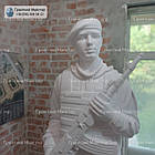 Пам'ятник воїну з граніту з кольоровим портретом № П-202, фото 3