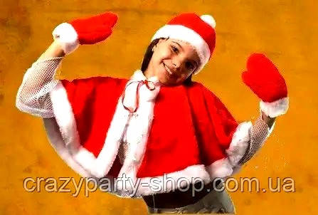 Карнавальний костюм Діда Мороза Нового року 152-160 см б/у, фото 1