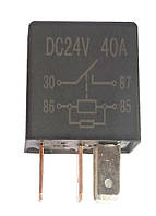 Реле автомобільне, нормально відкрите, DC 24V, 40A - 4 контаката