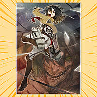 Плакат А3 Аніме Attack on Titan / Атака Титанів 009