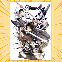 Плакат А3 Аніме Attack on Titan / Атака Титанів 018