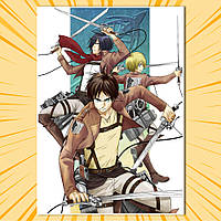 Плакат А3 Аніме Attack on Titan / Атака Титанів 022