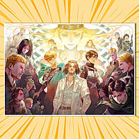 Плакат А4 Аніме Attack on Titan 093