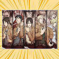 Плакат А4 Аніме Attack on Titan 101