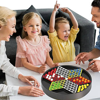 Настільна гра BOARD GAME (шахи, шашки, двостороння ігрова панель, що знімається, 24 фігур шахів) 096