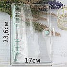 Прозора обкладинка для планера Сіро-блакитний механізм А5 діаметр 20мм KDP076, фото 2