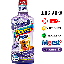 Рідина від зубного нальоту та запаху з пащі собак та котів SynergyLabs Dental Fresh Advanced 503 мл