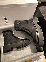 Жіночі брендові чоботи Bulky з нейлону та Shiny Bull