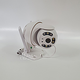 Вулична IP-камера відеоспостереження WIFI Smart Camera, поворотна з датчиком руху WSCY-8-White, фото 10