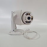 Вулична IP-камера відеоспостереження WIFI Smart Camera, поворотна з датчиком руху WSCY-8-White, фото 2