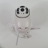 Вулична IP-камера відеоспостереження WIFI Smart Camera, поворотна з датчиком руху WSCY-8-White, фото 9