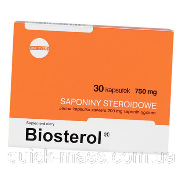 Тестобустер Biosterol (natural prohormony) Megabol 30 caps, фото 1