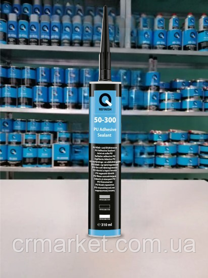 Герметик PU чорний, 310 мл, Q-REFINISH 50-300, фото 1
