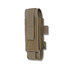 Підсумок під турнікет відкритого типу з кріпленнями для тактичних ножиць та маркера койот