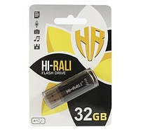 Флеш накопичувач USB 32Gb Hi-Rali Stark, Black, USB 2.0 (HI-32GBSTBK)