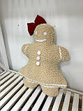 Подушка обіймашка Пряник дівчинка, 50см, фото 4