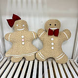 Подушка обіймашка Пряник дівчинка, 50см, фото 6