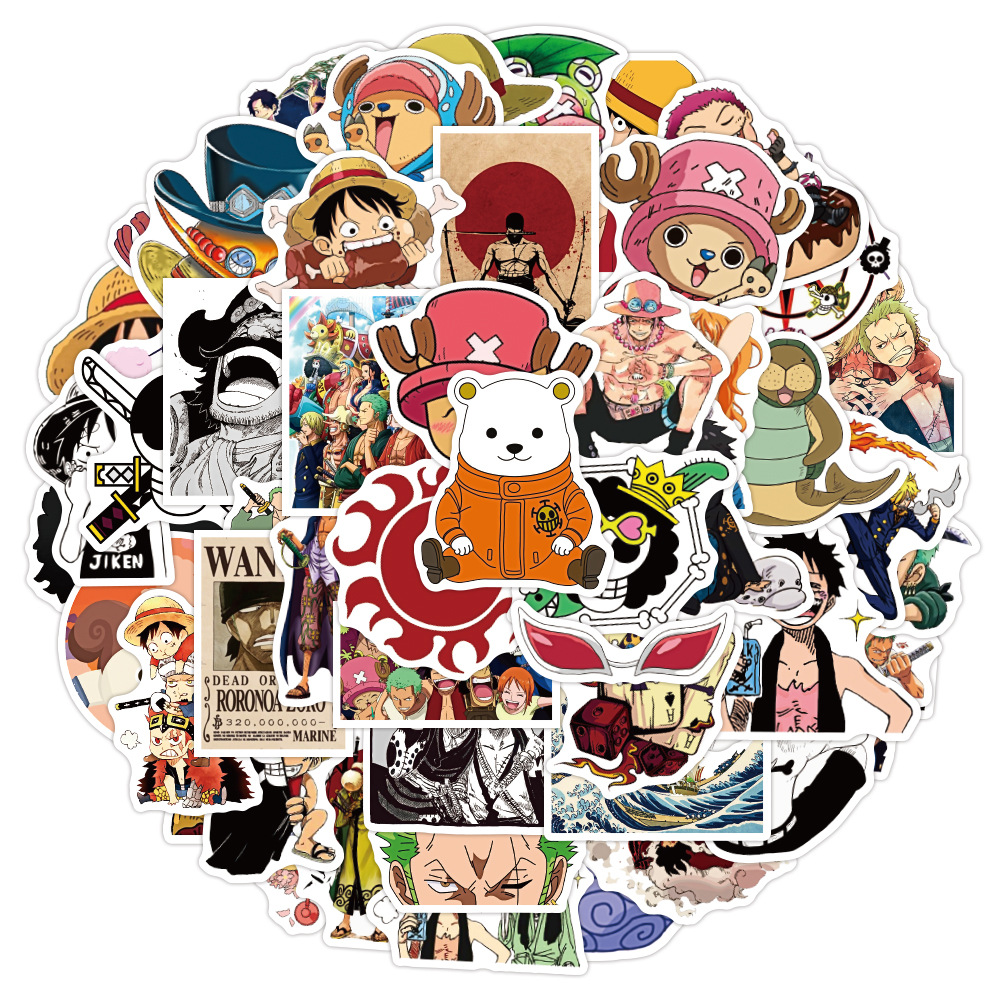 Стікерпак Ван Піс Набір наклейок GeekLand One Piece 50 штук