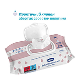 Серветки вологі дитячі Chicco Делікатні 72 шт, фото 2