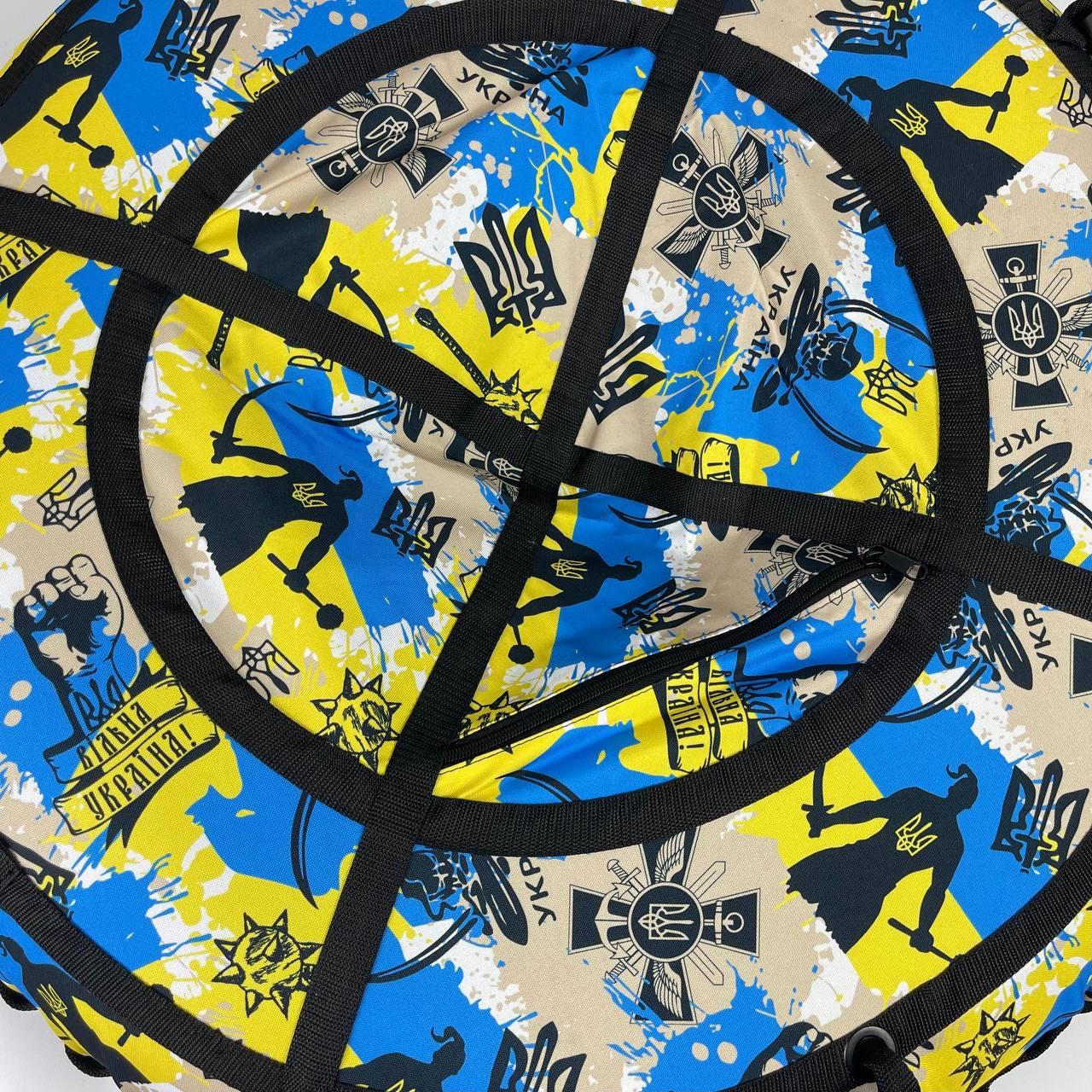 Тюбінг Україна Оксфорд 100 см Надувні санки для катання на снігу Ватрушка для снігу