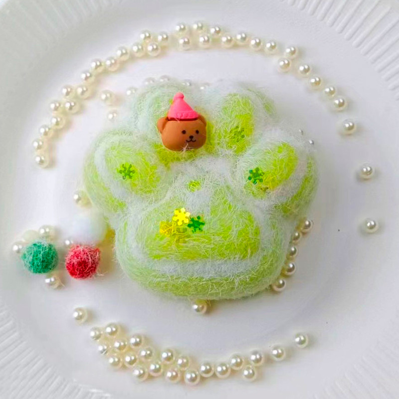 Іграшка Люкс Таба Лапка Corsa сквіш з ворсинками антистрес лапка котика желейна для дітей (l_13351), фото 1