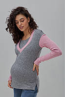 Теплий джемпер для вагітних і годувальниць