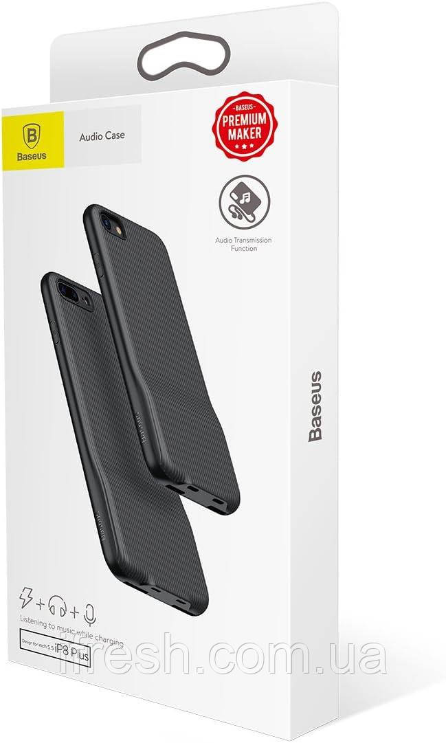 Чохол Baseus для Apple iPhone 7 Plus /8 Plus - Audio Case, Black (WIAPIPH8P-VI01), фото 1