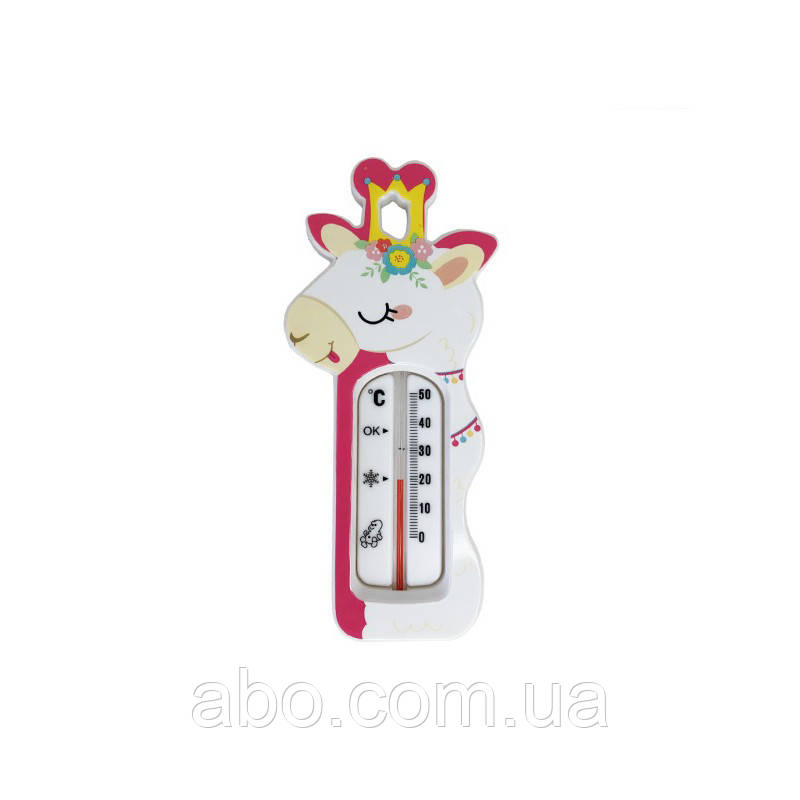 Іграшка-термометр для ванної "Жираф" MGZ-1102(Pink) рожевий, фото 1