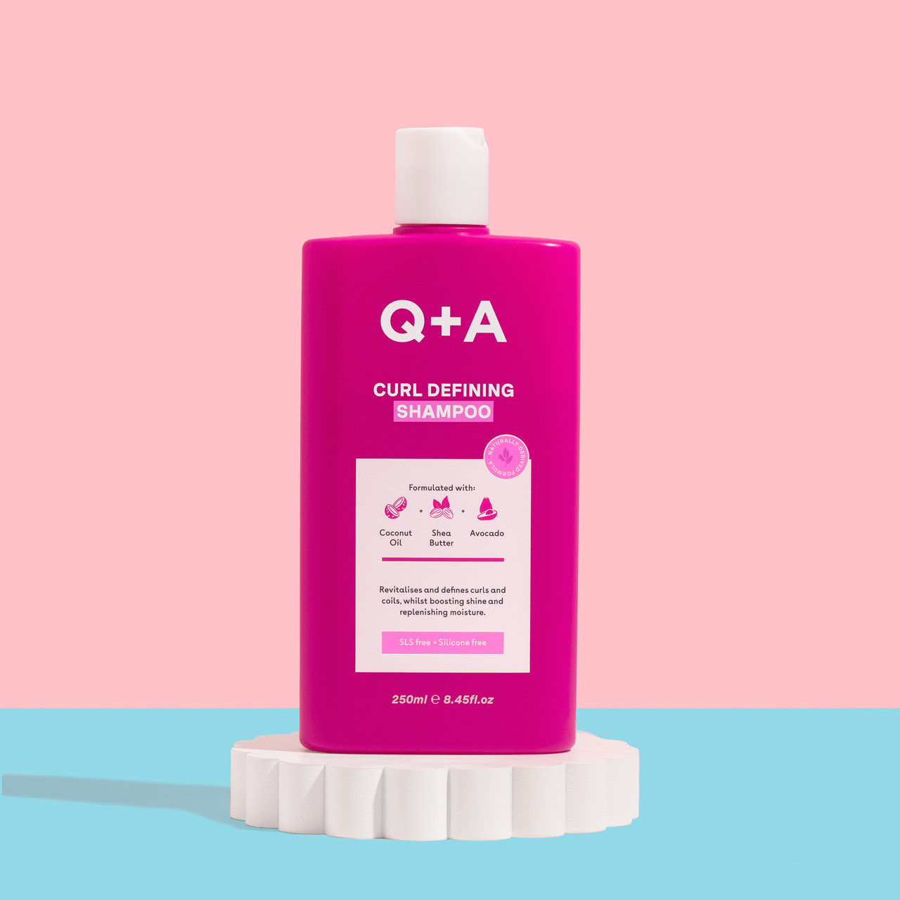 Шампунь для кучерявого волосся Q+A Defining Shampoo