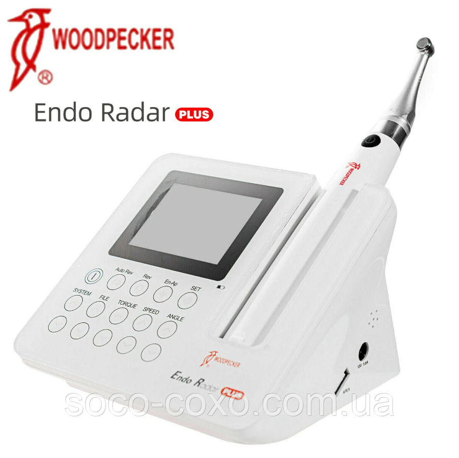 Ендомотор Woodpecker Endo Radar PLUS NEW 6:1 з вбудованим аксектором. Сертифікат! Гарантія!, фото 1