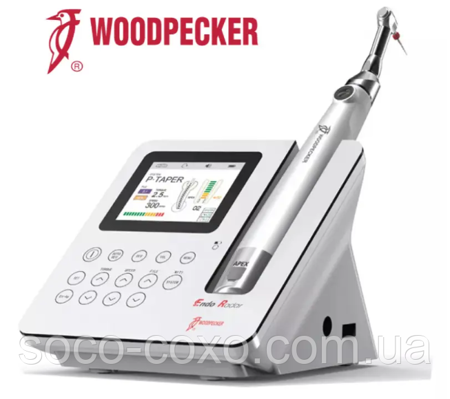 Ендомотор Wooppecker Endo Radar з вбудованим апекслокатором. Сертифікат! Гарантія! Інструменти.