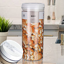 Герметична ємність 50208-0012 для зберігання круп та спецій 2,8 л, Білий (WAN)