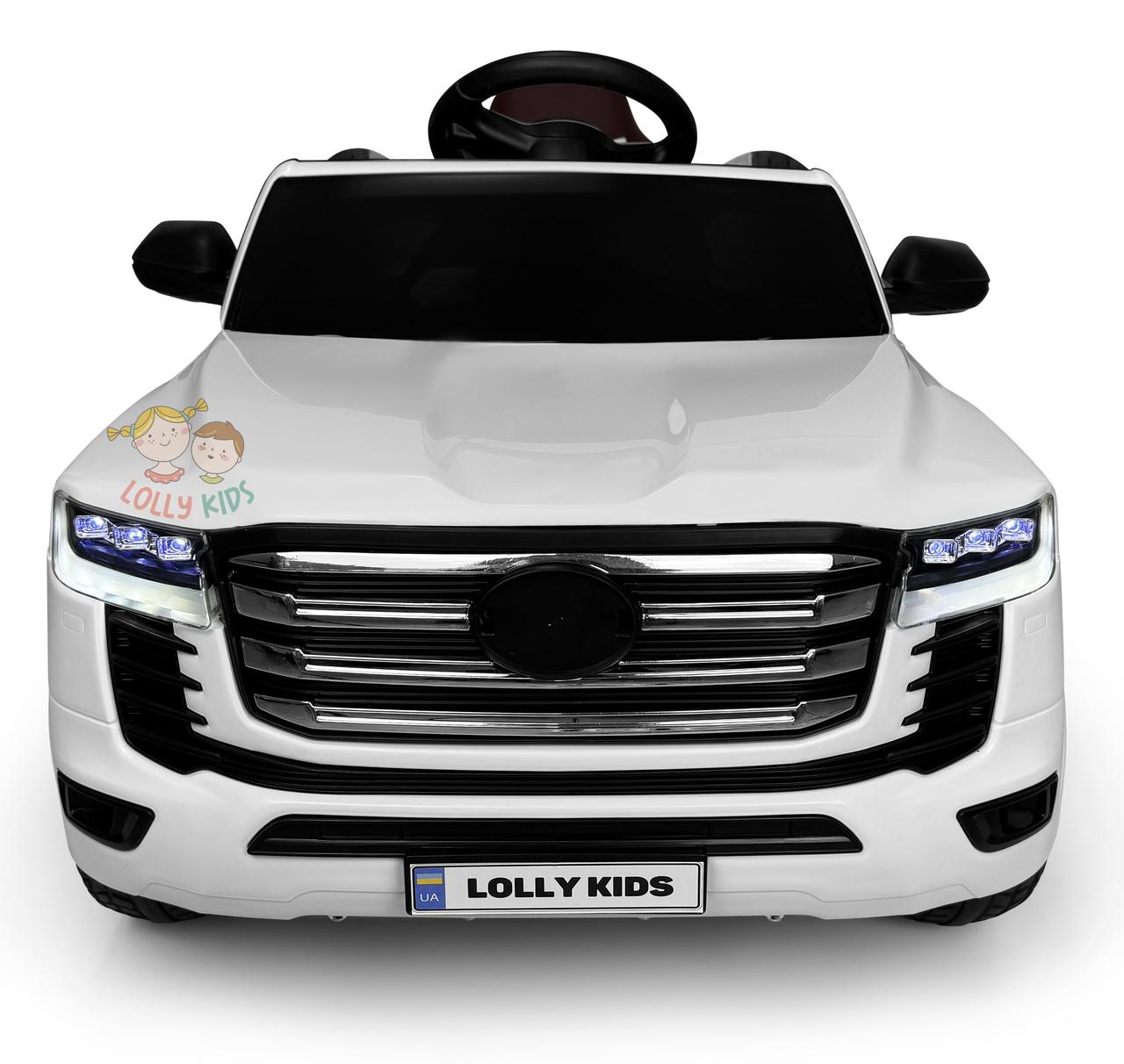 Електромобіль дитячий Lolly Kids LKT-2188 з м'яким сидінням і колесами EVA білий (9816), фото 1