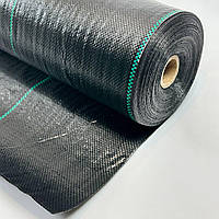 Агротканина Agreen Чорний 85 г/м2 1.60 х 50 м Агротканина для сільського господарства Агротканина від бур'янів